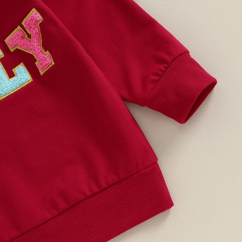 RTS: Jolly university embroidered Crewneck