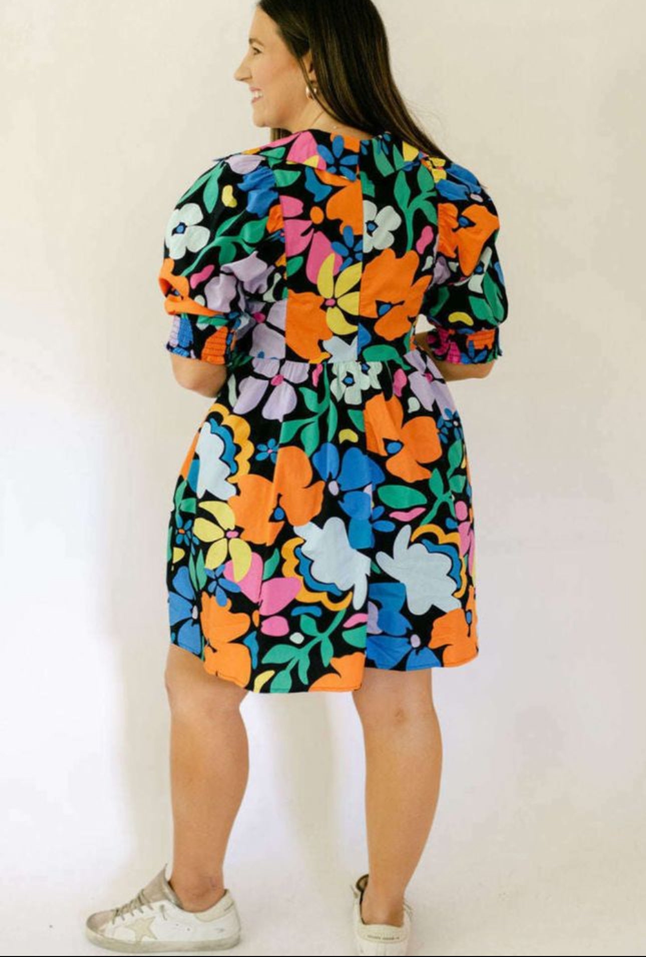 Sheila Floral Print Plus Size Dress