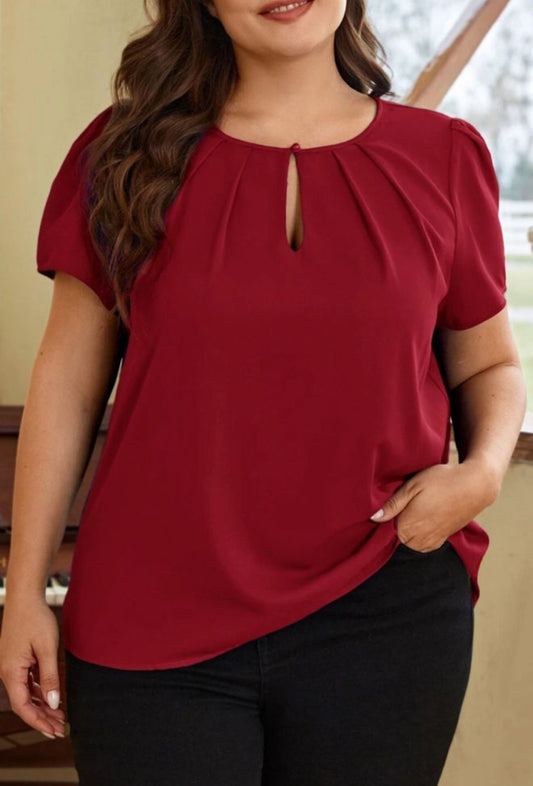 Red Dahlia Plus Size Blouse